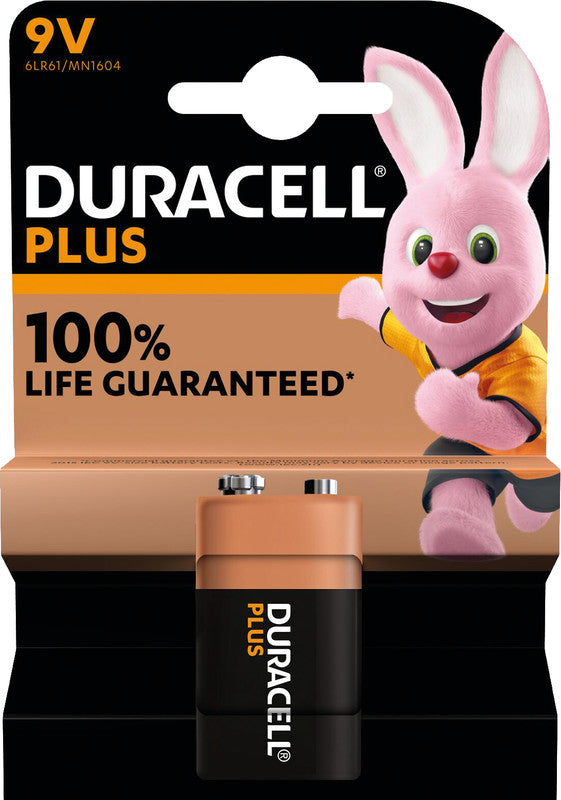 Duracell 9 V Alkaline Batterie – für Geräte