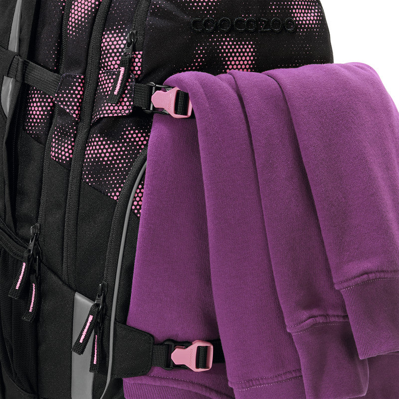 Coocazoo Rucksack Porter – Pink Illusion – 30/35 l – B 30,0 × H 44,0 × T 23,0 cm – aus rPET