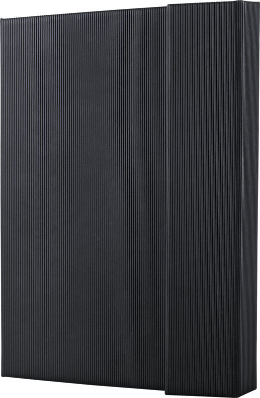Sigel Notizbuch, A5, kariert 5 mm, Fadenheftung, 194 Seiten, 80 g/m² – schwarz