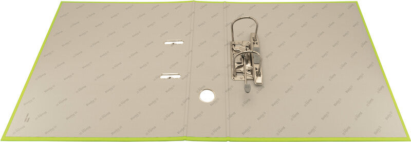 Biella Ordner – A4 hoch – 2-Ring Hebelmechanik, Rücken 70 mm – hellgrün, FSC