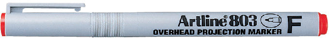 Artline Non-Permanent-Marker 803 – feine Rundspitze 0,5 mm – rot – feucht abwischbar