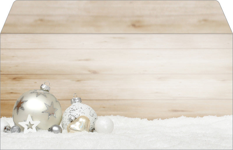 Sigel Weihnachts-Couvert C5/6, Gemütliche Weihnachten, mehrfarbig, Nassklebung, 90 g/m², mit Innendruck – 50 Stk.