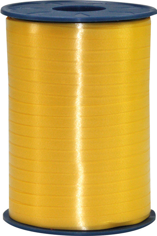 Präsent Geschenkband America – sonnengelb – 10 mm × 250 m