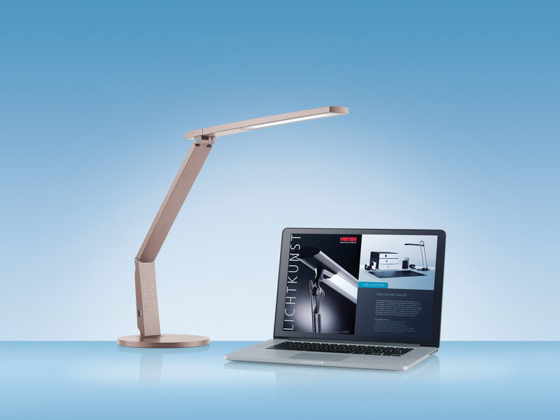 Hansa LED Tischleuchte Vario Plus – USB, dimmbar