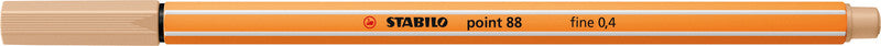 STABILO point 88 Fineliner 0,4 mm – beige