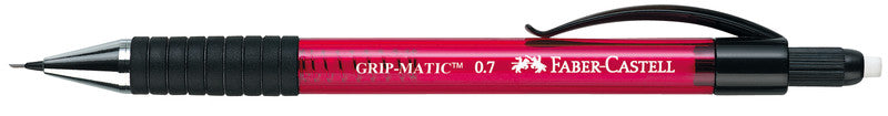 Faber-Castell Grip Matic Druckbleistift – 0,7 mm, rot