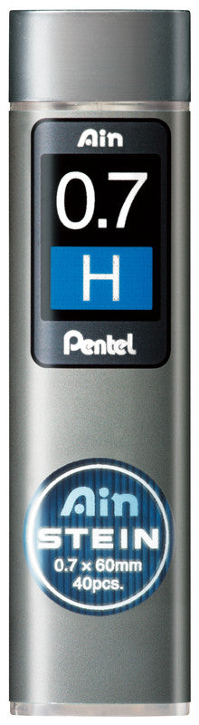 Pentel Bleistiftminen – Graphit, 0,7 mm, H, 40 Stk.