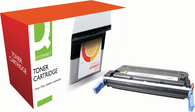 Q-Connect – Toner C9720A/EP-85 – schwarz, 9000 Seiten – für Farb-Laserdrucker/Multifunktionsgeräte