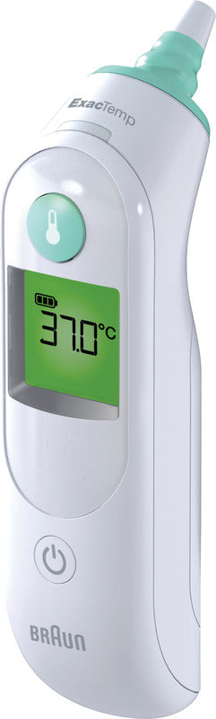 Braun Digitales Fieberthermometer (Ohr) – Kunststoff, mehrfarbig, BPA-frei, Speicherfunktion