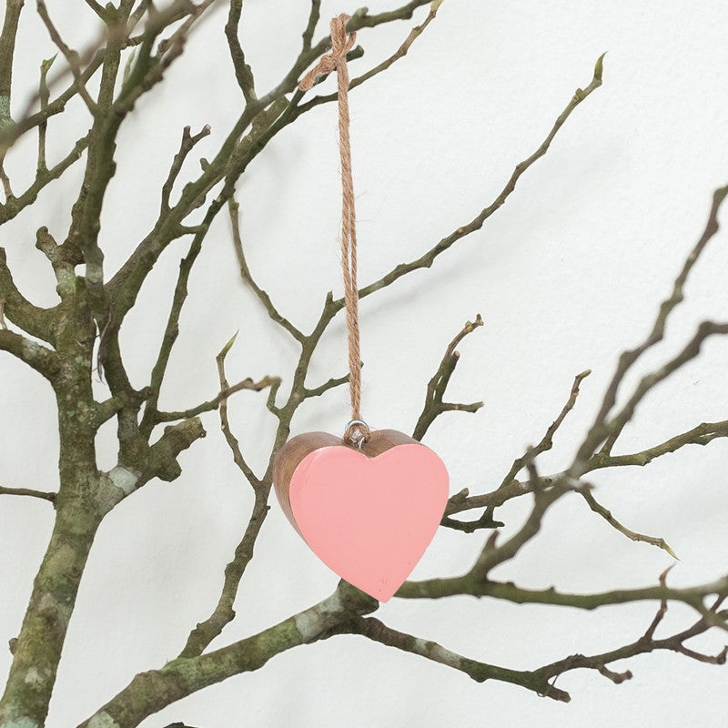 Trendhaus Anhänger – Heartbeat – Holz – 45 × 43 × 25 mm – 1 Stk.