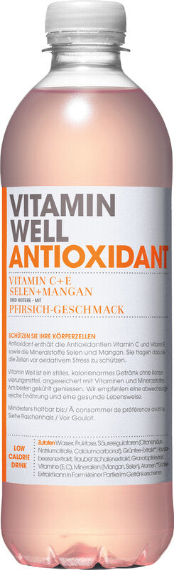 Vitamin Well Vitaminwasser Pfirsich – 5 dl