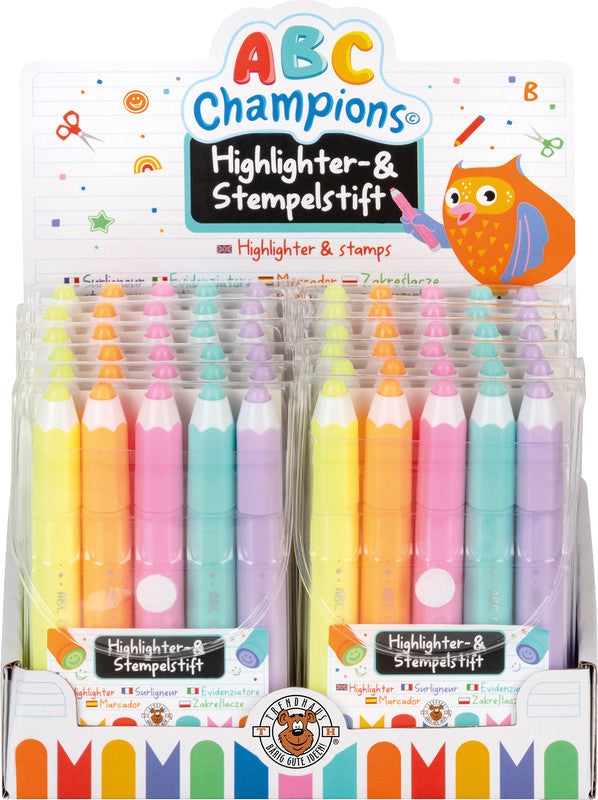 Trendhaus Textmarker Set 5 Farben – Keilspitze, 4 mm