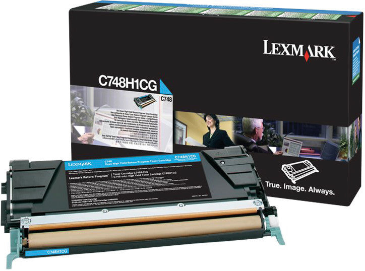 Lexmark Toner – cyan, 10000 Seiten