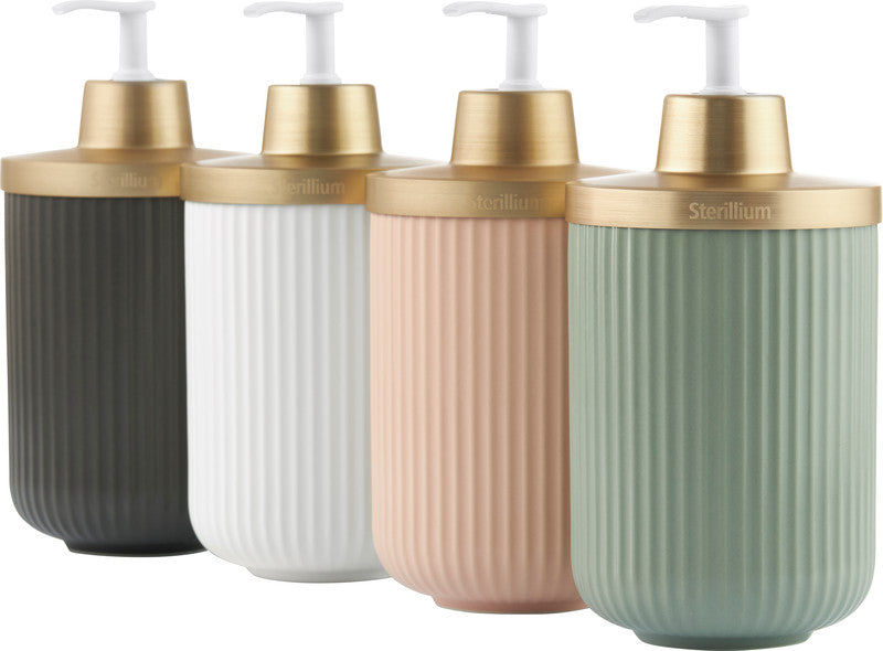 Sterillium Desinfektionsmittelspender, 500 ml, für 475/500 ml Flaschen, zum Aufstellen, Keramik, Mint