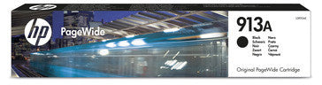 HP 913A Schwarz Tintenpatrone (Original) – 3'500 Seiten – für HP PageWide 352/377/P55250, PageWide Pro 452/477