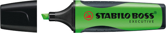 STABILO BOSS Executive Textmarker Grün – Keilspitze, 2–5 mm
