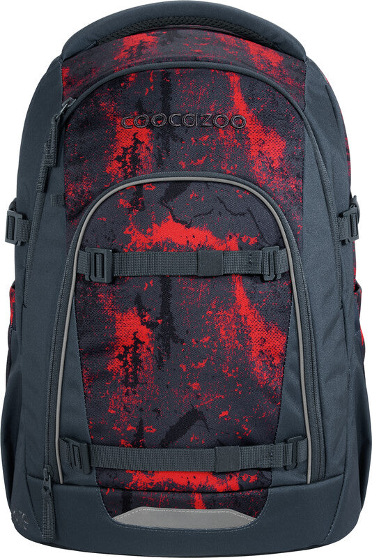 Coocazoo Schulrucksack Mate – Broken Black – aus 100% recycelten PET-Flaschen – 30,0 cm × 46,0 cm × 23,0 cm