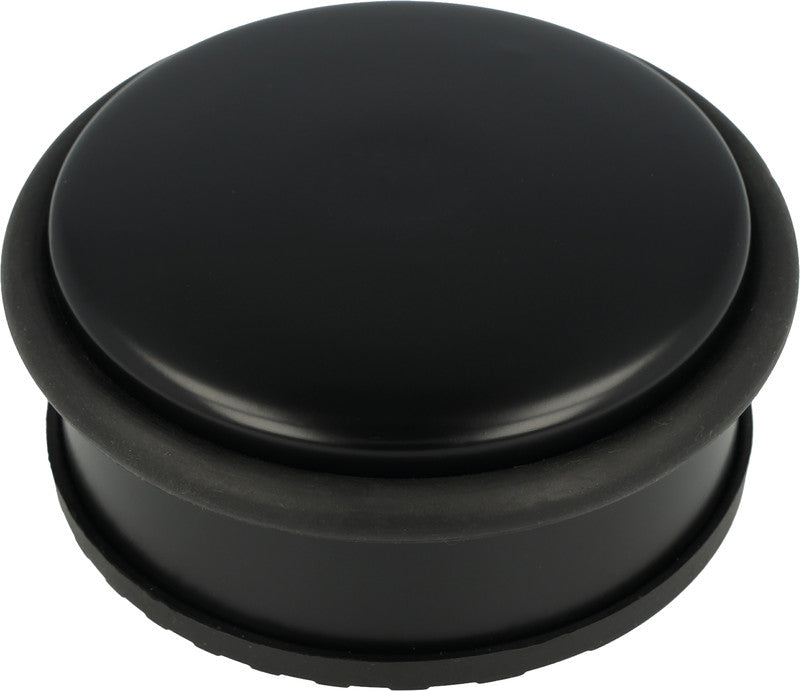 Westcott Türstopper, Kunststoff/Metall – Ø 100 mm, H 40 mm, schwarz, rutschfest