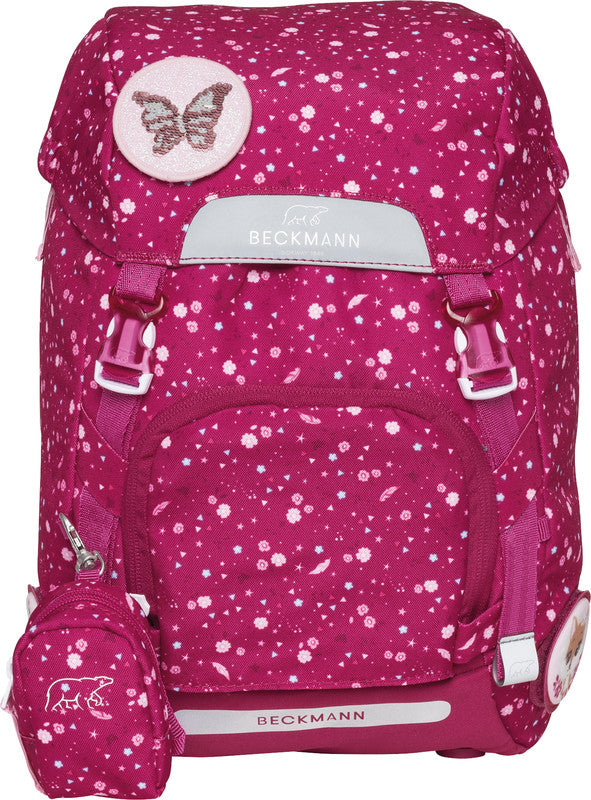 Beckmann Schulrucksack Classic 1st – 6-teilig – Forest Deer – mit Leuchteffekt