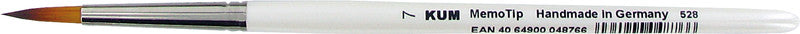 Kum Pinsel – rund, Synthetikhaare, Birkenholzschaft, Länge 127 mm, Grösse 7, Aluminiumzwinge
