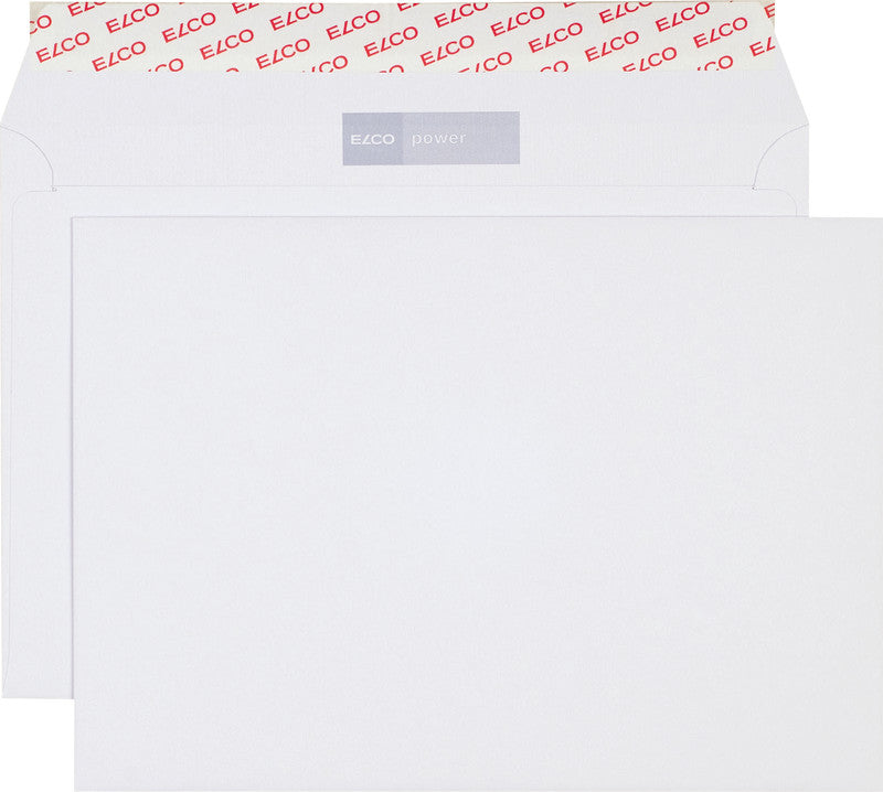 Elco Couvert C5 (229 × 162 mm), ohne Fenster, haftklebend (Optifix), weiss, 120 g/m², Papier – 500 Stk.