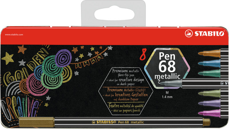 STABILO Filzstifte, Strichbreite 1,4 mm, 8 Farben