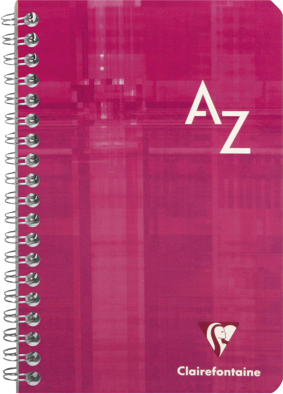 Clairefontaine Spiralblock, 110 × 170 mm, 5 mm kariert, Spiralbindung, Karton, 90 Blatt, 90 g/m² – sortiert