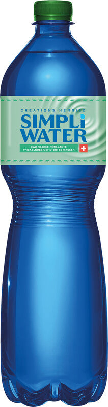 Simpli water Mineralwasser prickelnd – 1,5 l