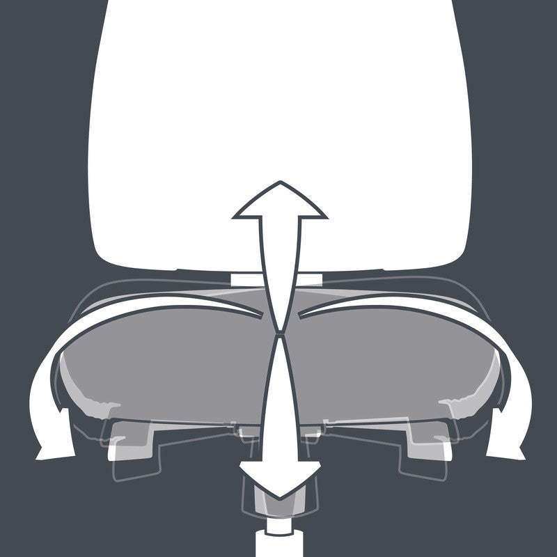 Topstar Bürostuhl Sitness 10 – Sitzhöhe 46–56 cm, 120 kg, schwarz