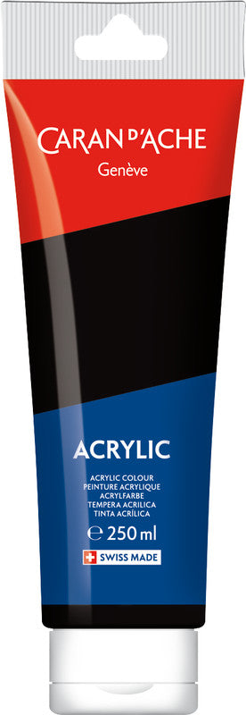 Caran d-Ache Caran d'Ache – Acrylfarbe – Schwarz, 250 ml