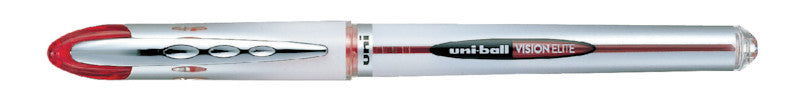 Uni-Ball Vision Elite – Tintenroller, wasserfest, mit Kappe, 0,6 mm, Rot