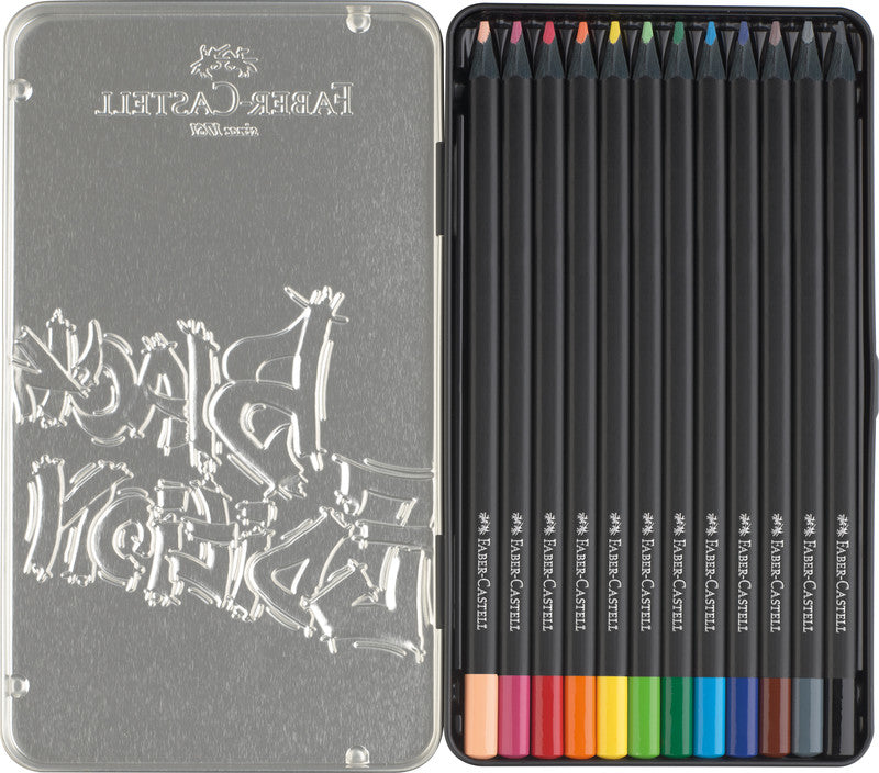 Faber-Castell Farbstifte Classic – 12 Farben, im Metalletui, Ø 3 mm, dreikantig, FSC
