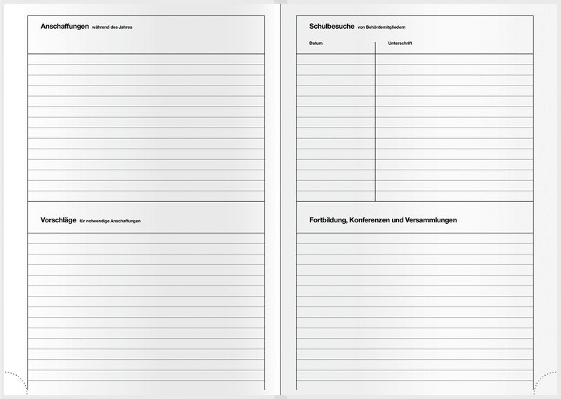 Verlag für unterrichtsm. Übungsheft, A4, 128 Seiten, perforiert, 100 g/m² – grau