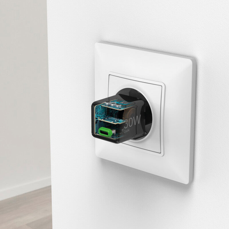 Hama Ladegerät – 30 W, 1× USB-C, PD, QC