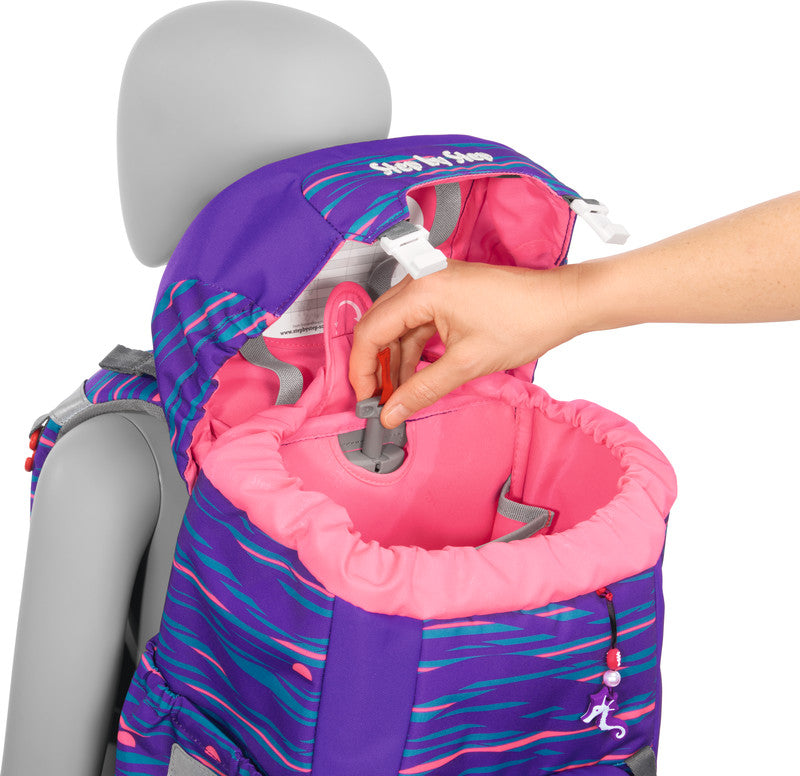Step by Step Schulrucksack GRADE – Shiny Dolphins – Recycelte Materialien