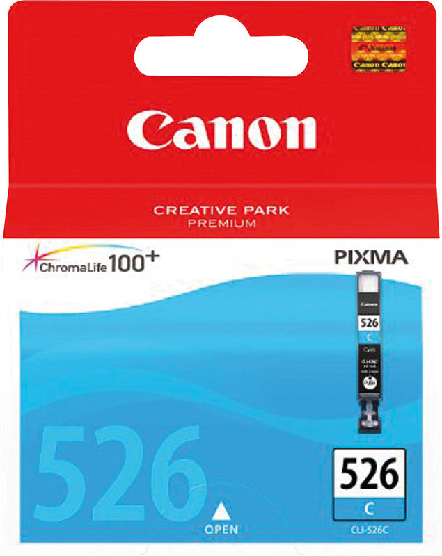 Canon Tintenpatrone CLI-526C, cyan, 530 Seiten – für Pixma-Modelle