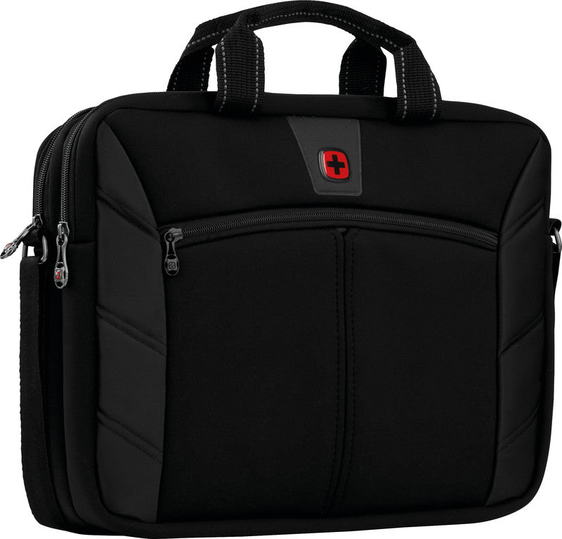 Wenger/SwissGear Wenger Sherpa Notebook-Tasche – für Notebooks bis 16", 8 l, Aufsteckfunktion, Polyester, schwarz