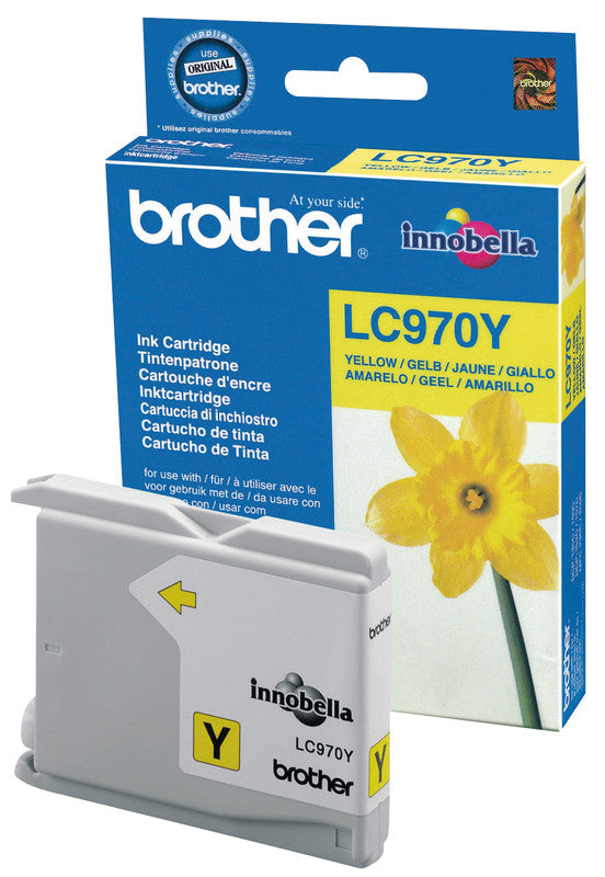 Brother Tintenpatrone, Gelb – für Inkjetdrucker/Multifunktionsgeräte