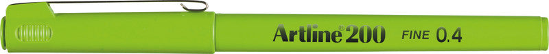 Artline Fineliner 200 – 12er-Set – 0,4 mm – sortiert