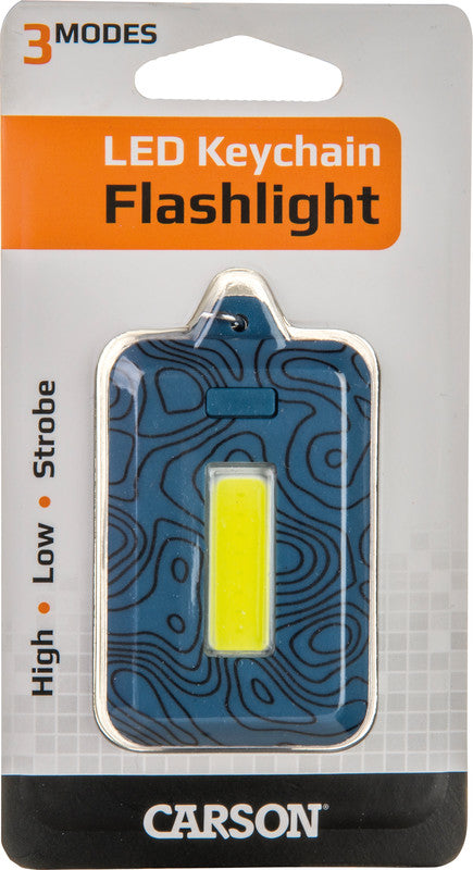 Carson LED-Aussenleuchte – Taschenlampe, Batteriebetrieben, Blau, 36×61×13 mm