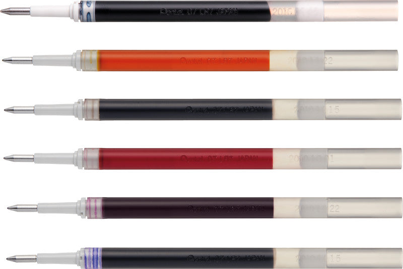 Pentel EnerGel Roller-Ersatzmine für Roller (ausser BLN15, BLN25, BL17 und BL27) – rot, 0,5 mm, geruchsarm