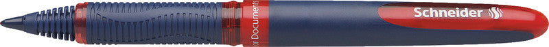 Schneider Schreibgeräte Schneider One Business – Tintenroller, dokumentenecht, mit Kappe, 0,6 mm, Rot