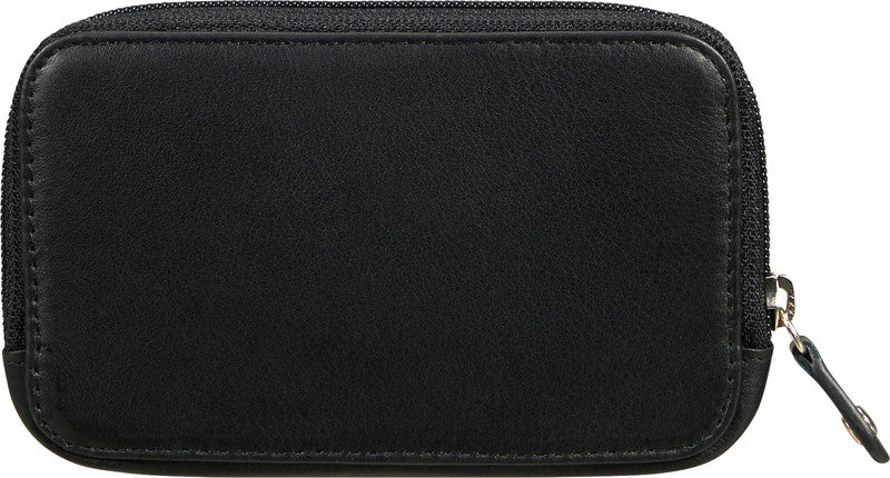 Samsonite ATTACK 2 SLG Schlüsselanhänger – schwarz, Leder, B 116 × H 70 × T 15 mm, Reissverschluss