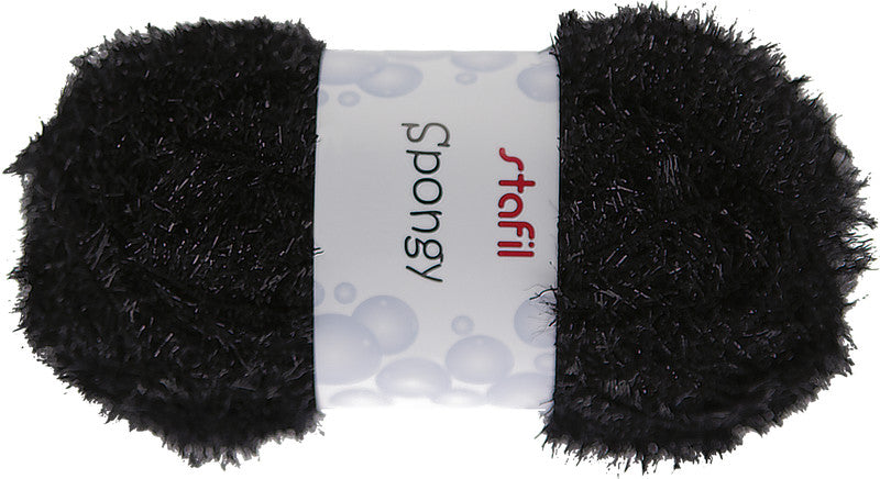 Stafil Schwammgarn, Polyester, Schwarz
