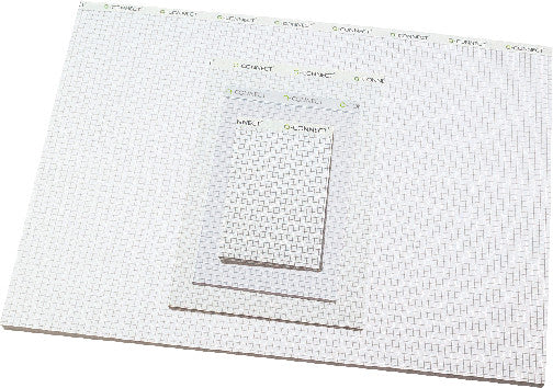 Q-connect Notizblock A3, kariert, geheftet, 100 Blatt, perforiert, 80 g/m² – weiss