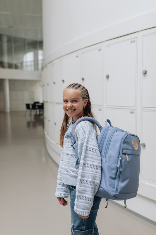 Beckmann Rucksack Urban Midi – Blue Shadow, blau – recycelte Materialien