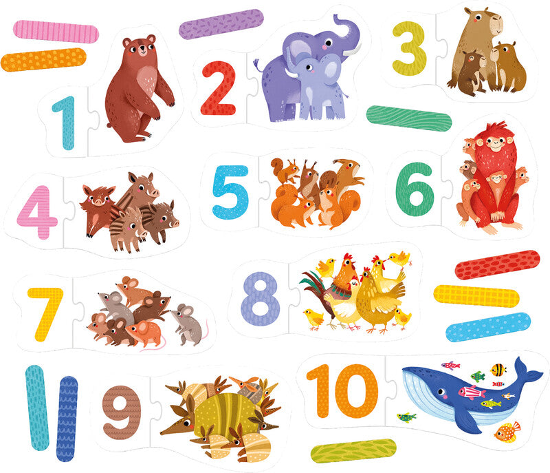 Banana panda Lernspiel – Puzzle Paare, 30 Teile, ab 1 Spieler, ab 3 Jahren