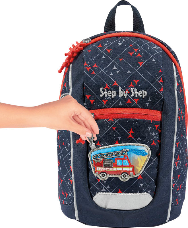 Step by Step Kindergartenrucksack-Set Mini – 2-teilig – Fire Truck Finn – 20,0 × 30,0 × 11,0 cm