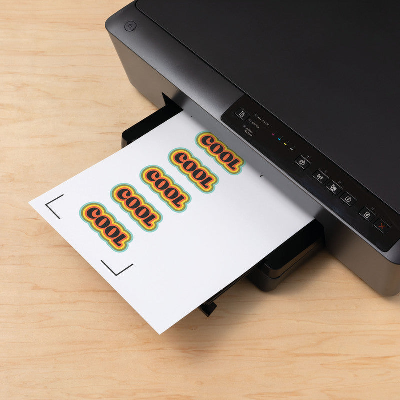 Cricut Bedruckbare Vinylfolie – für Cricut JOY Xtra Schneideplotter, Tintenstrahldrucker, A4, 12 Blätter