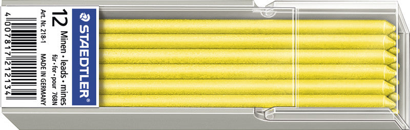 Staedtler Nachfüllung für Lumocolor Omnichrom 768 Marker – Gelb, 3 mm, 12 Stk.